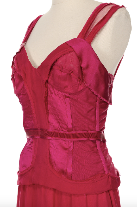 stella mccartney corset dress Stella McCartney F/W 2003 Runway Strapless Corset Dress