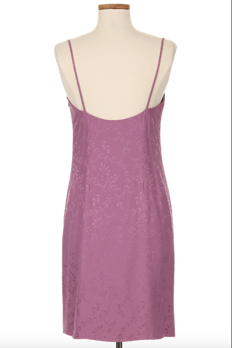 Christian Dior Spring 1998 Purple Silk Mini Dress Vintage Grace Christian Dior Spring 1998 Purple Silk Mini Dress Vintage Grace
