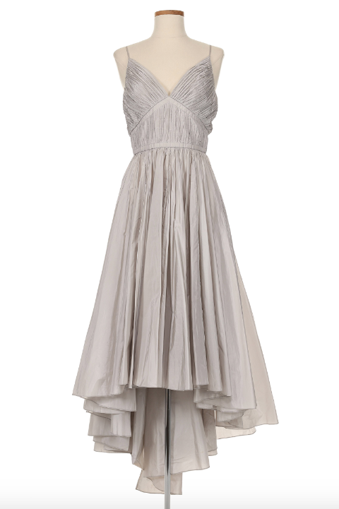 Christian Dior Grey Pleated Dress Christian Dior Grey Pleated Dress