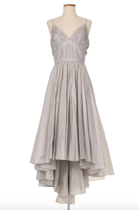 Christian Dior Grey Pleated Dress