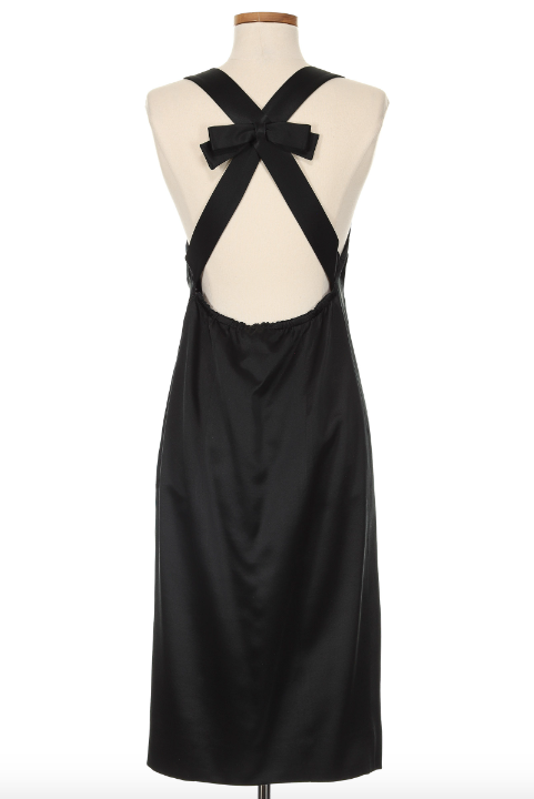 Karl Lagerfeld Silk Black Cocktail Dress