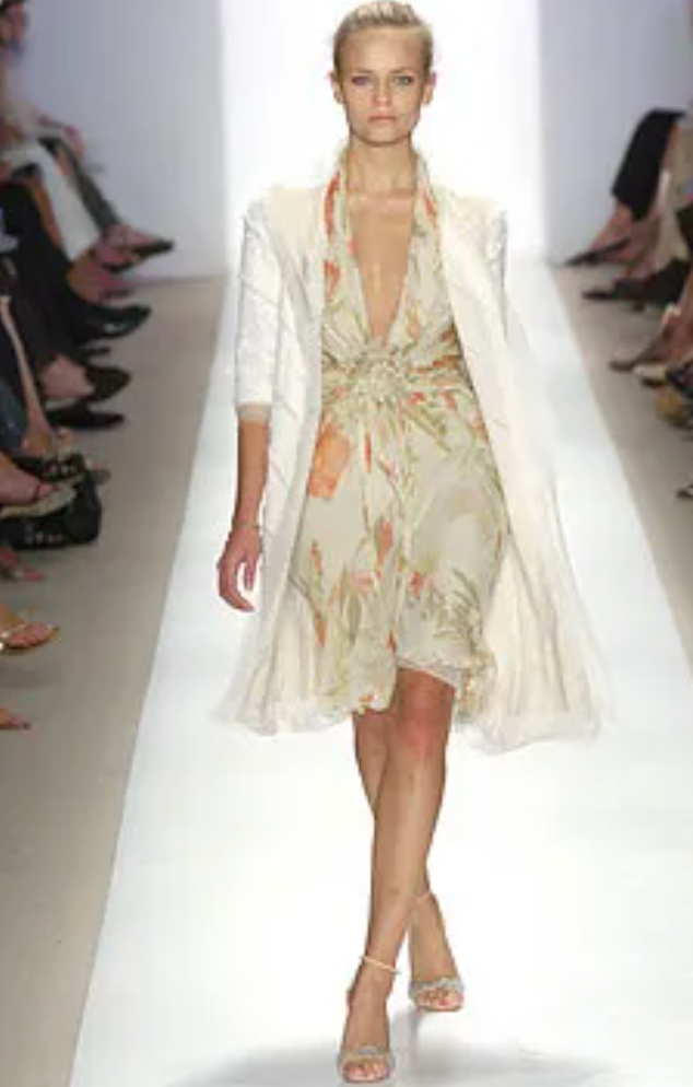 J. Mendel Spring 2005 Runway Floral Gown