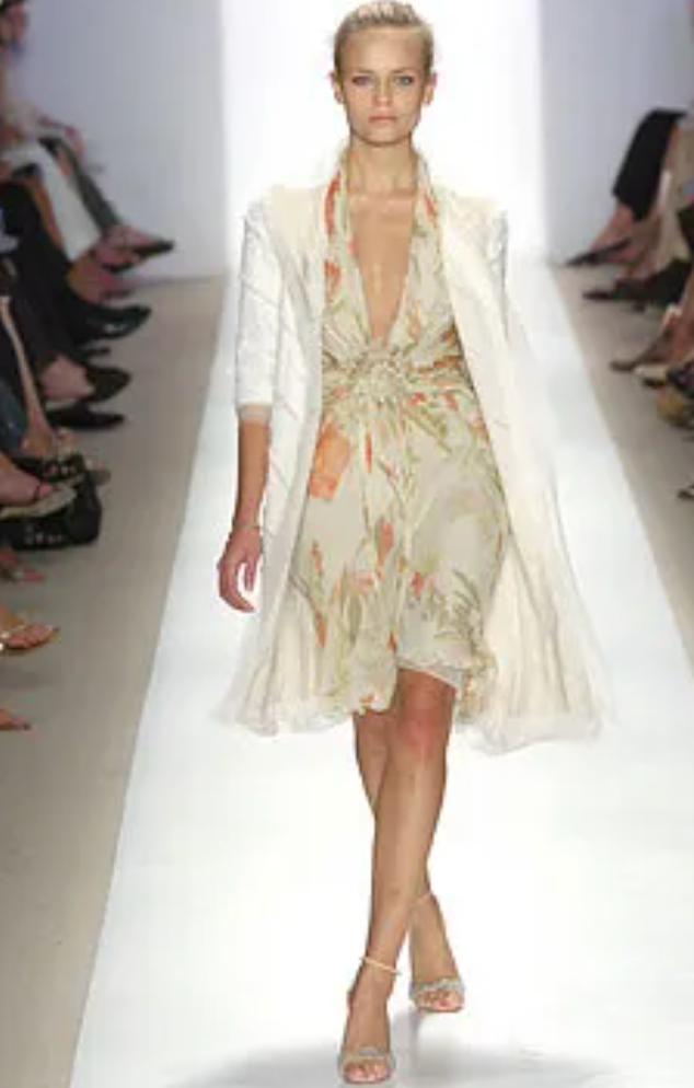 J. Mendel Spring 2005 Runway Floral Gown Vintage Grace J. Mendel Spring 2005 Runway Floral Gown Vintage Grace