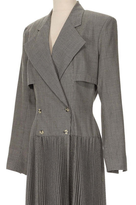 Alaïa 1980s Pleated Coat