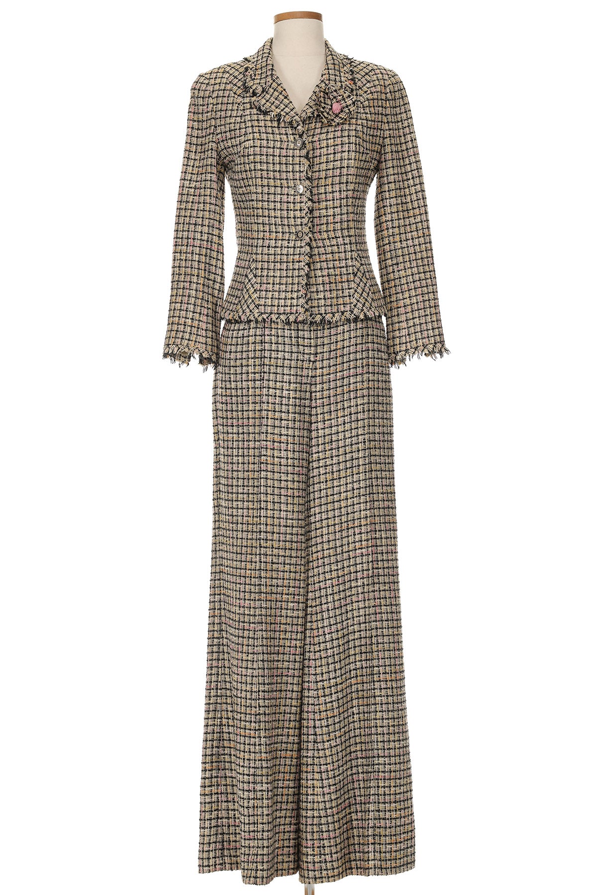 Chanel Spring 2003 Tweed Pantsuit