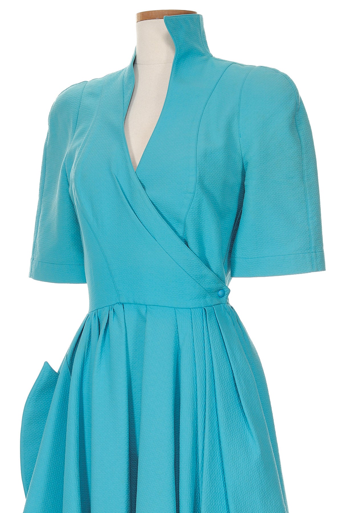 Thierry Mugler 1980s Mini Wrap Dress