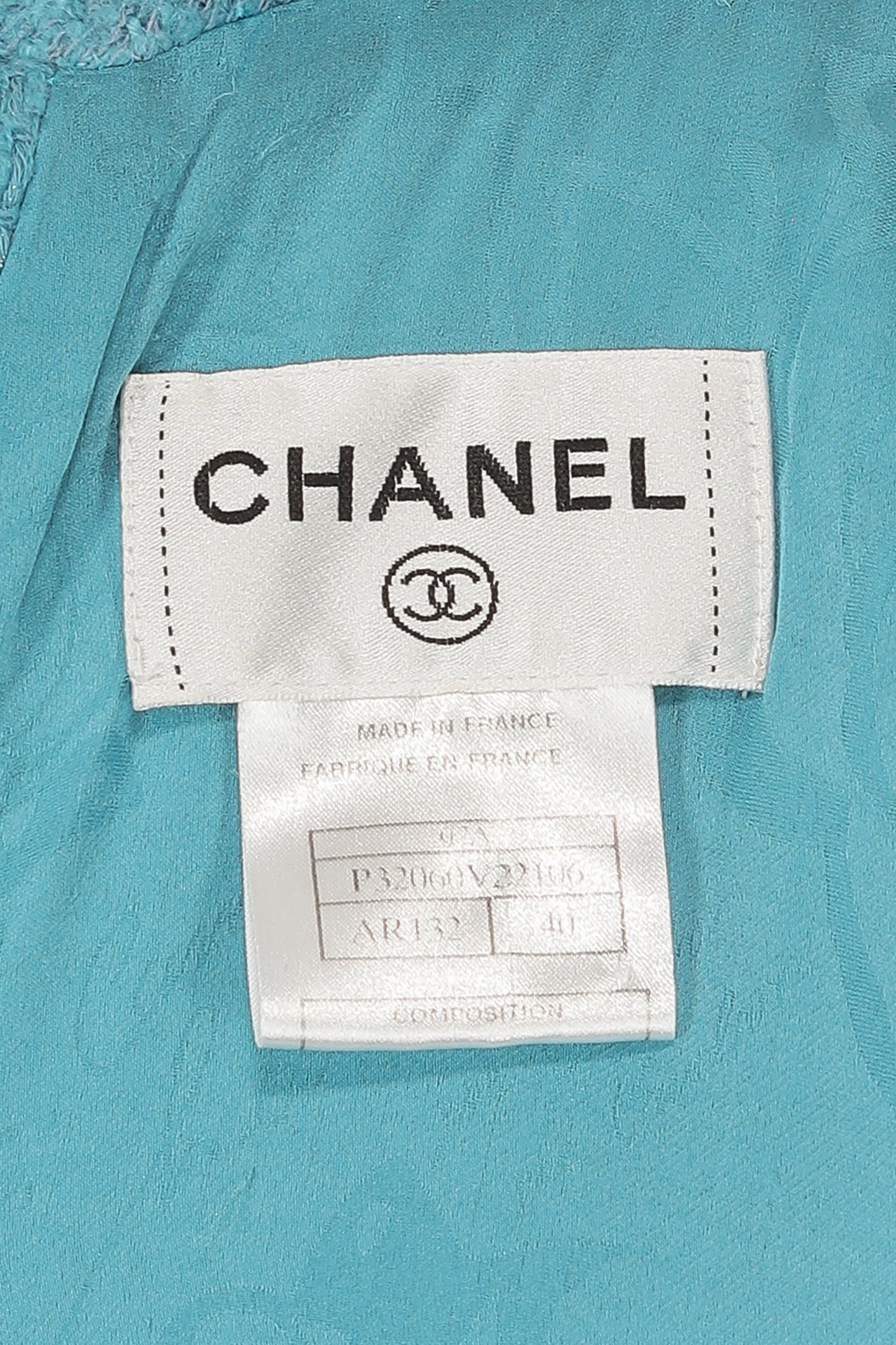 Chanel Fall 2007 Bright Blue Tweed Dress