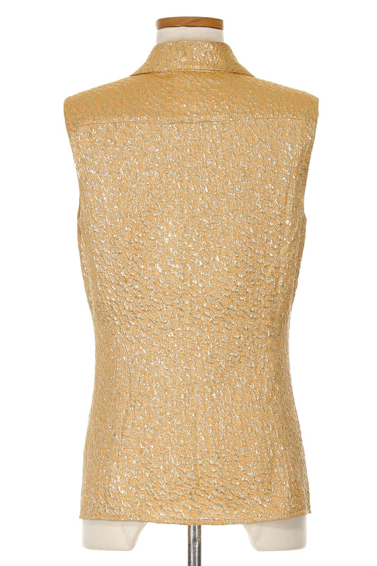 Chanel Fall 1996 Sleeveless Button Up Shirt