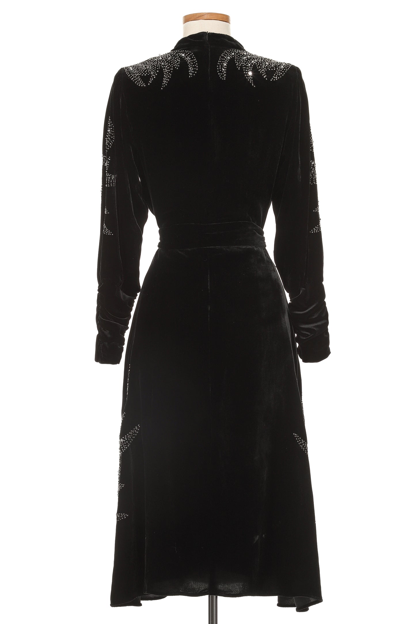 Christian Dior by John Galliano Velvet Embellished Dress