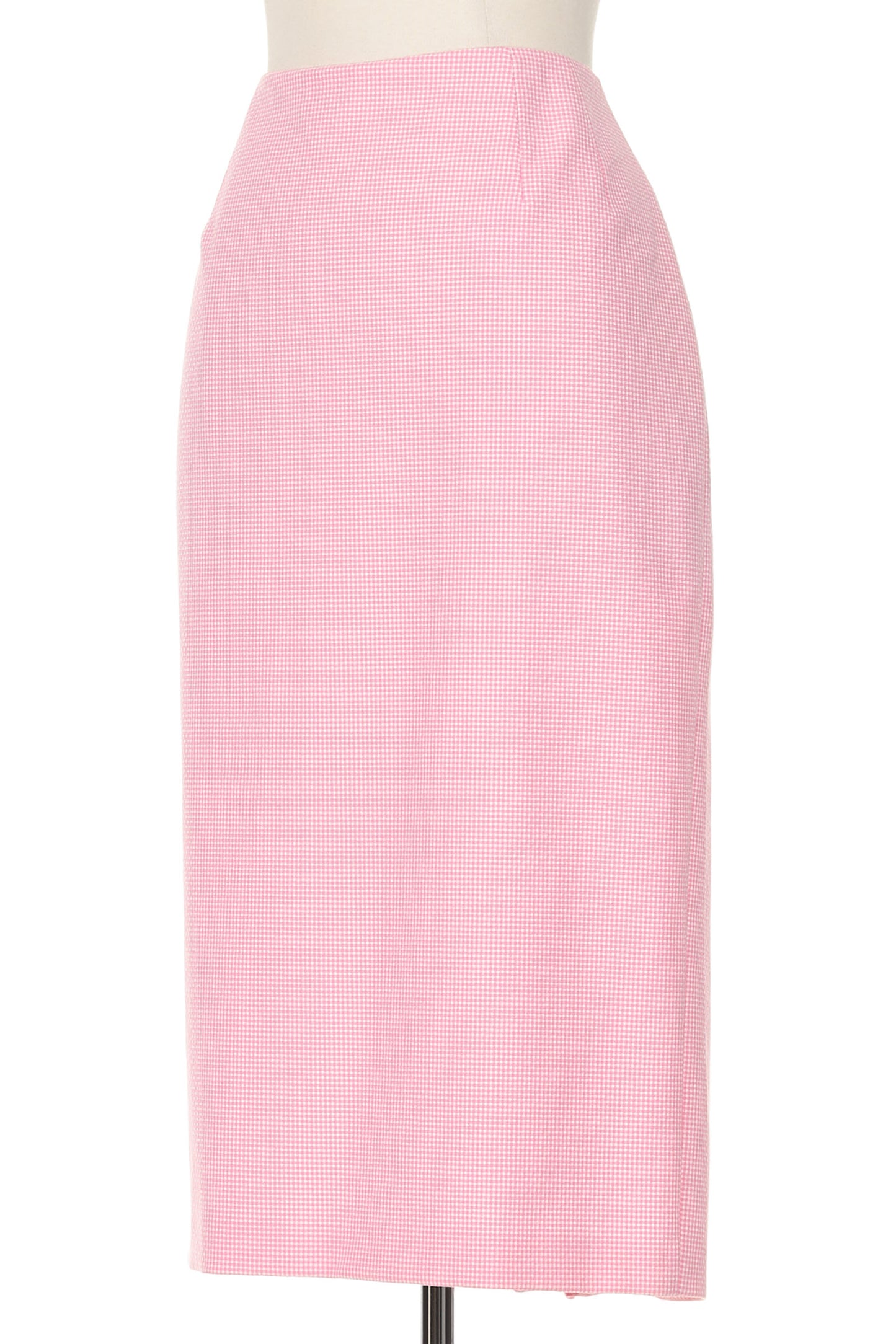 John Galliano Pink Gingham Skirt