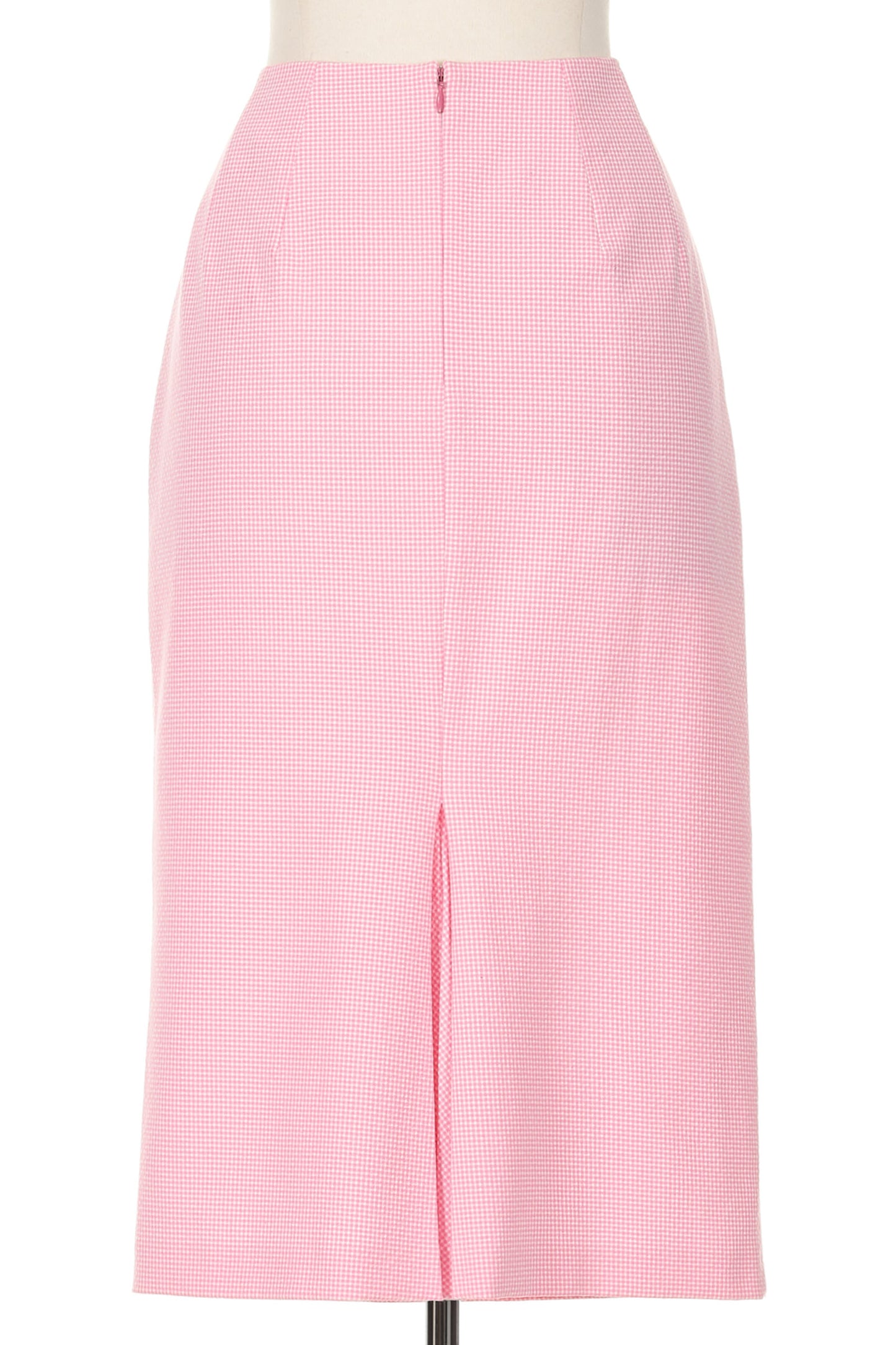 John Galliano Pink Gingham Skirt