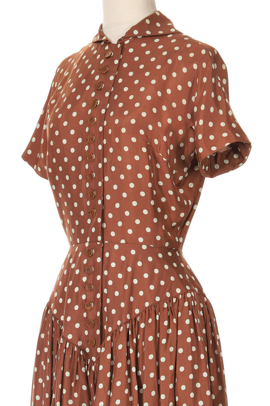 I.Magnin & Co. Polka Dot Dress