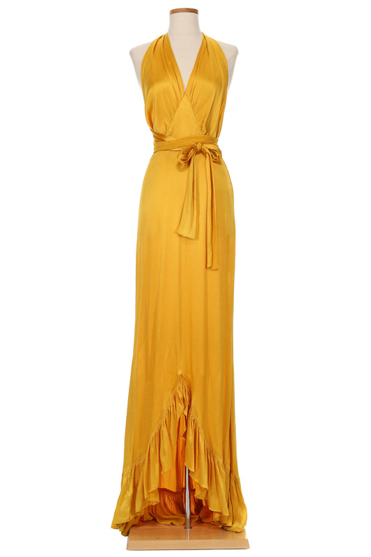 Vintage 1930’s Yellow Silk Dress