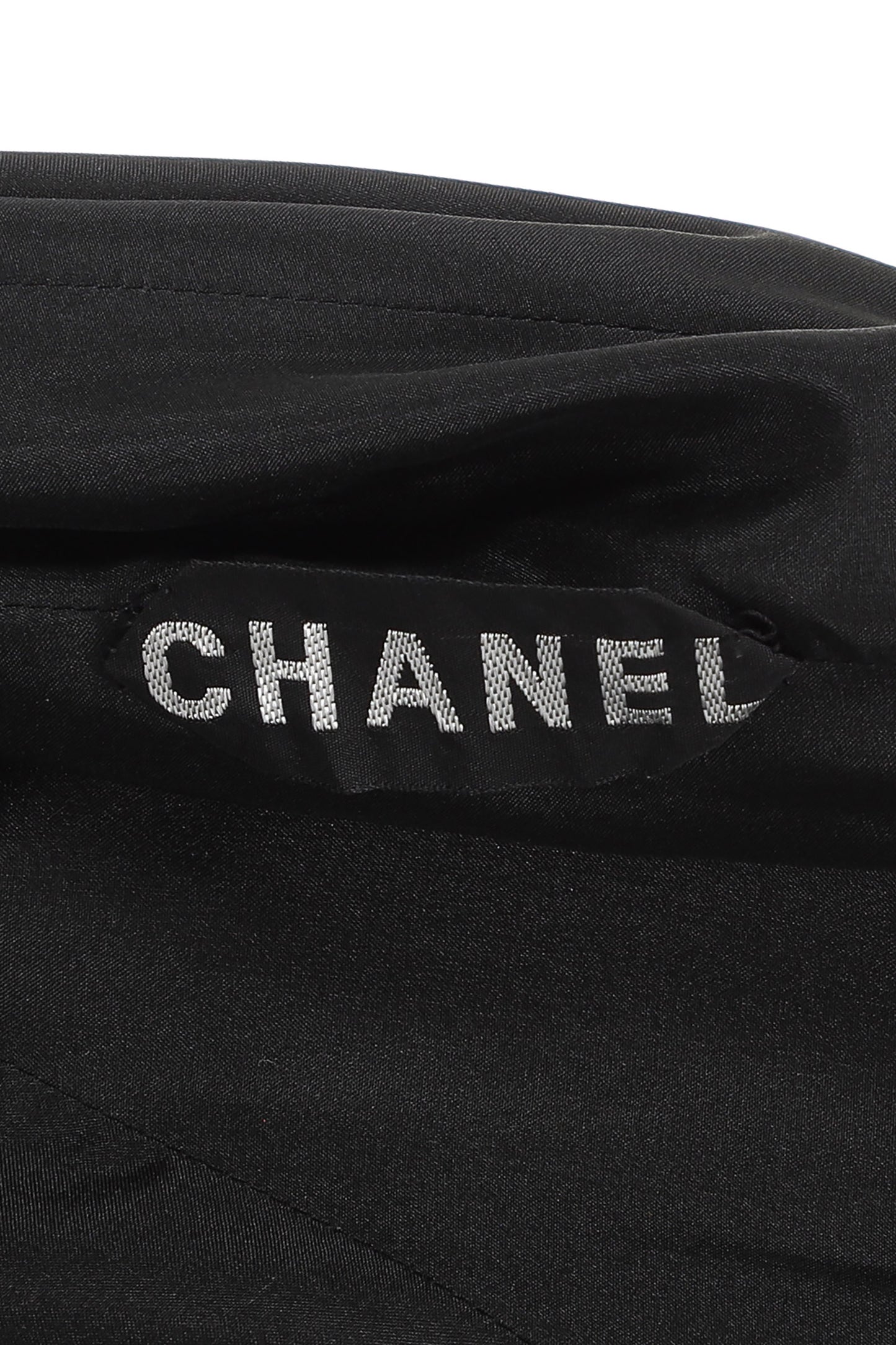 Chanel Haute Couture Black Velvet Dress