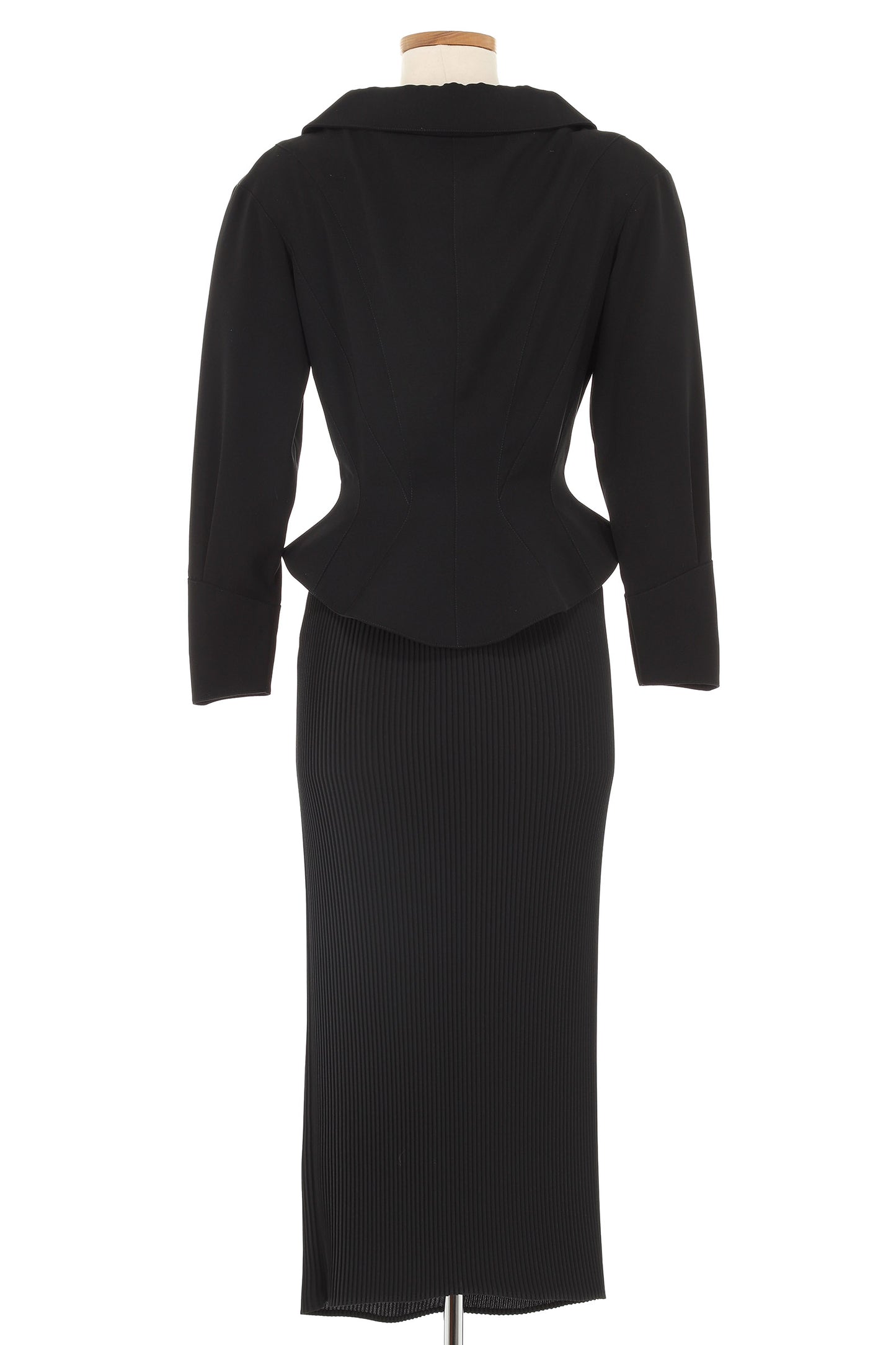 Thierry Mugler 1980's Black Skirt Suit