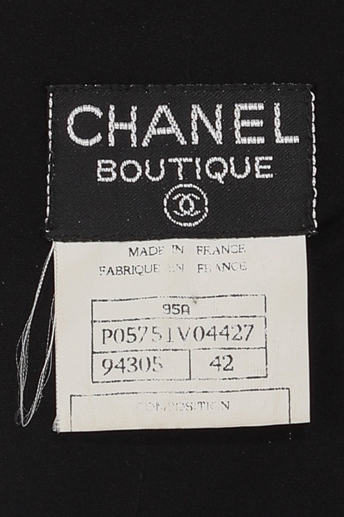 Chanel Autumn 1995 Black Lace Short Sleeve Blouse