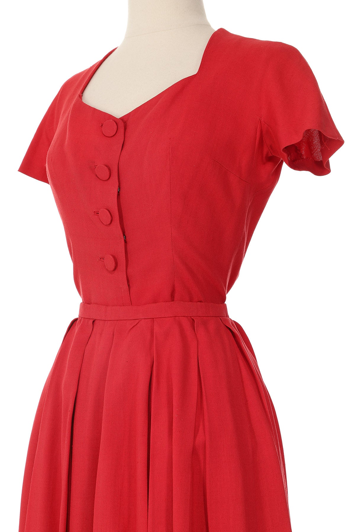 Balenciaga Red Skirt Suit
