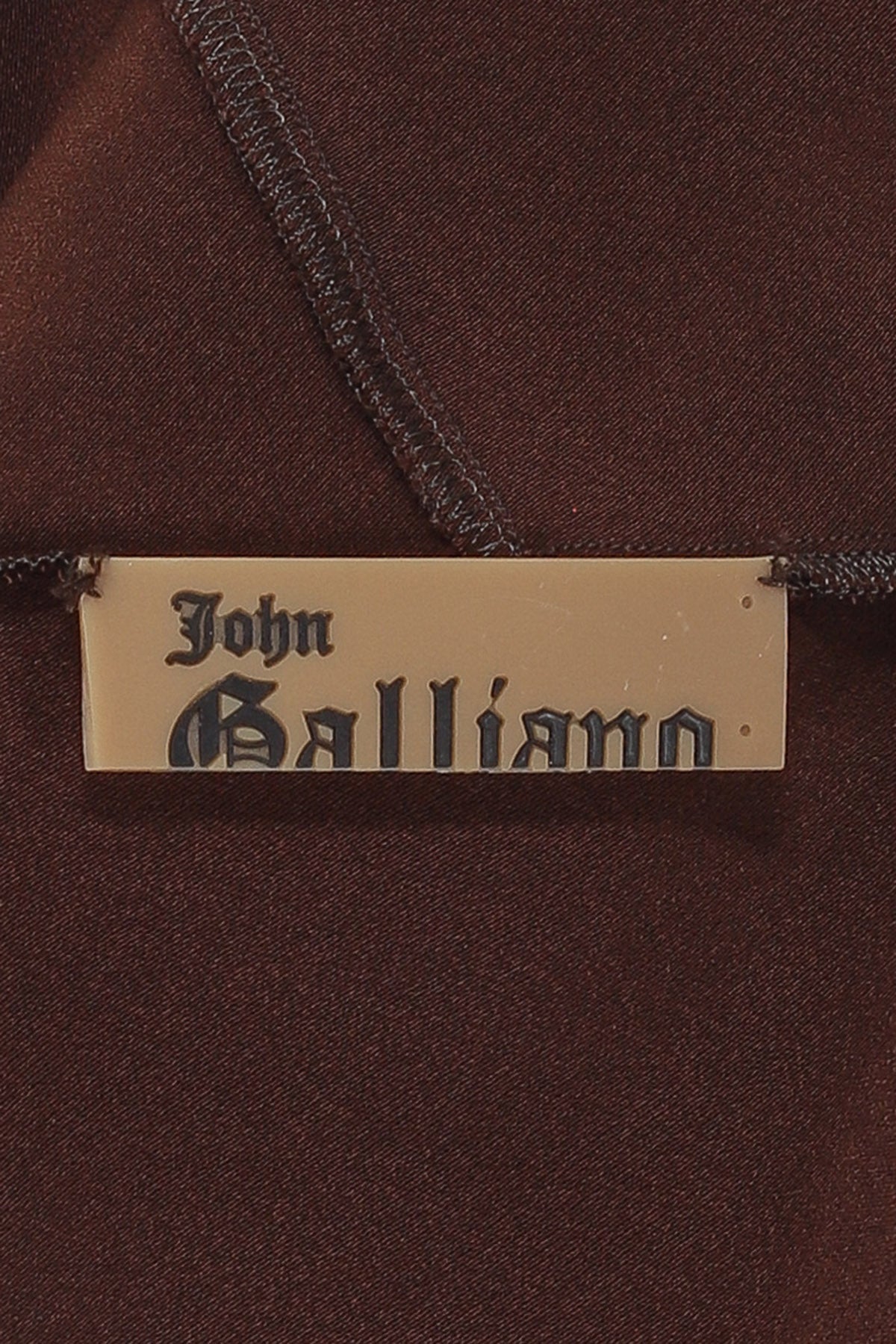 John Galliano Brown Silk Set
