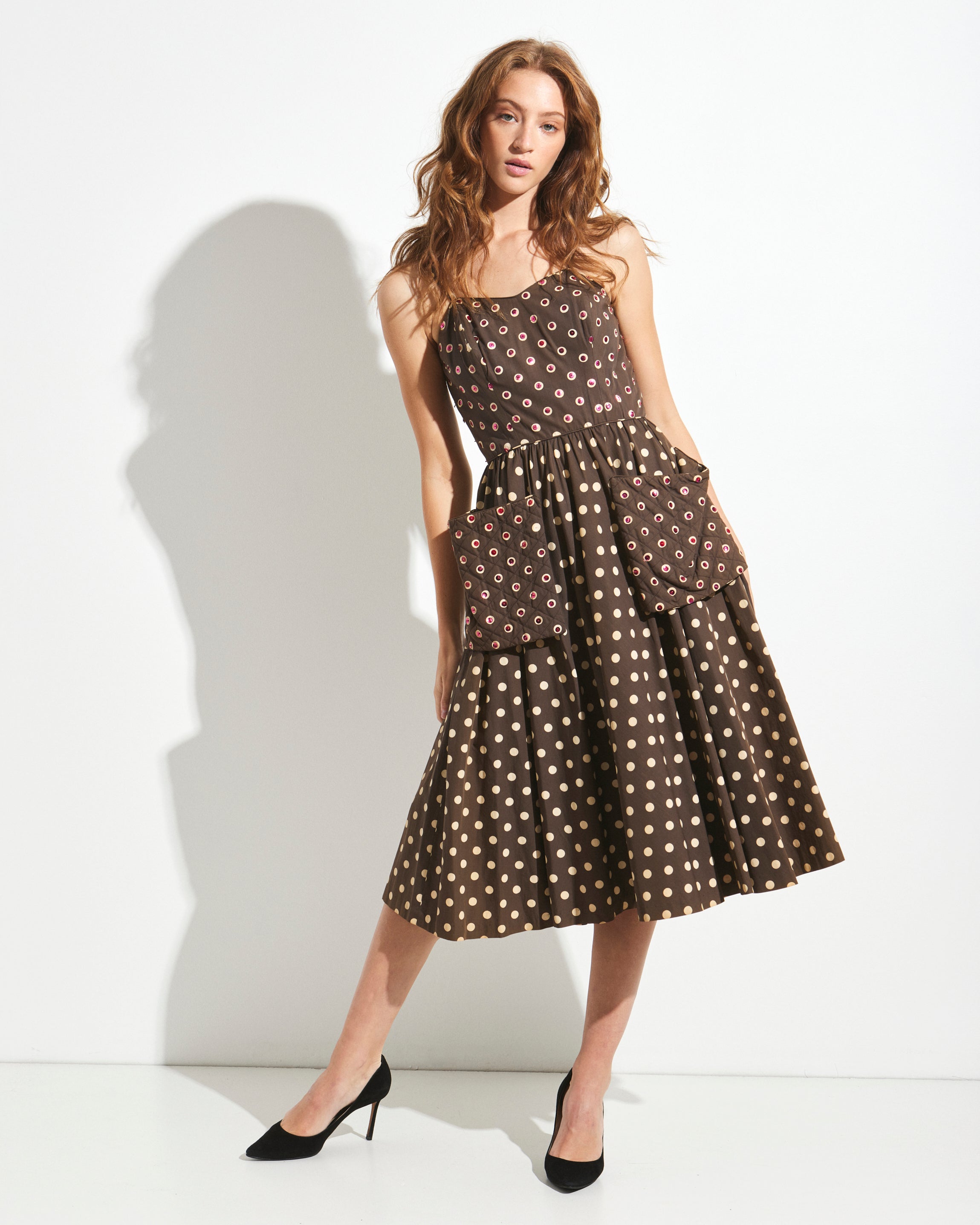 Vintage 1950s Polka Dot Dress – Vintage Grace