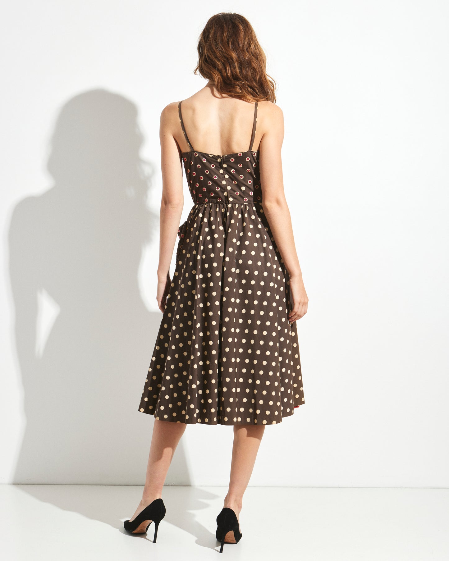 Vintage 1950s Polka Dot Dress