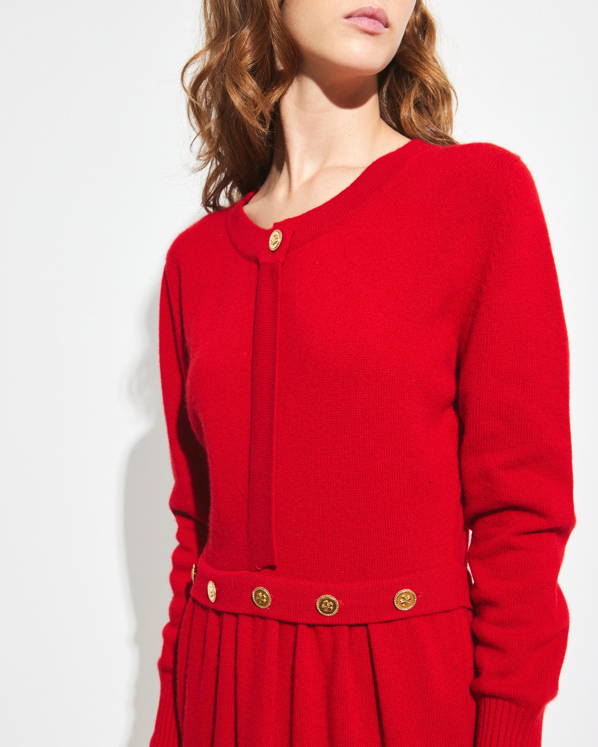 Chanel 1980's Sweater Dress Chanel 1980's Sweater Dress