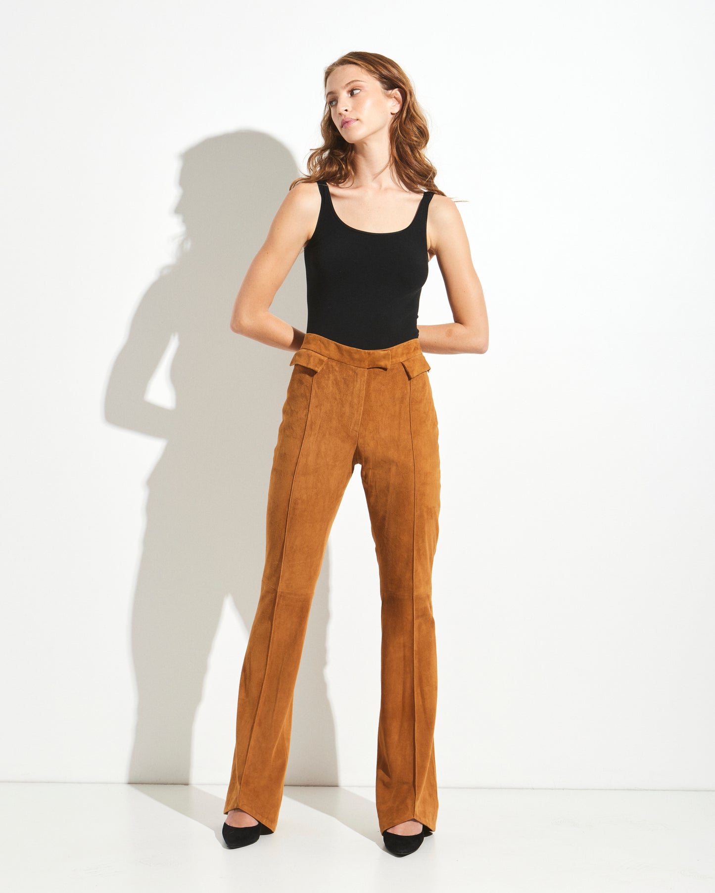 John Galliano Suede Pants