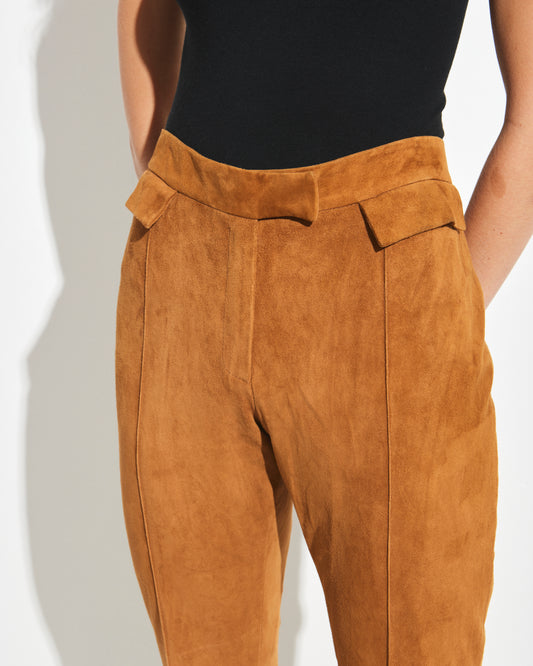 John Galliano Suede Pants