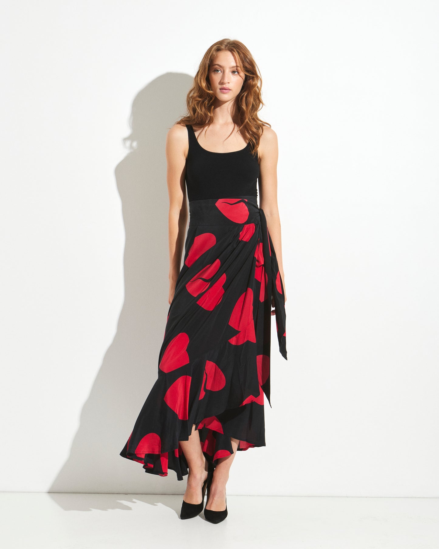 Moschino Heart Wrap Skirt