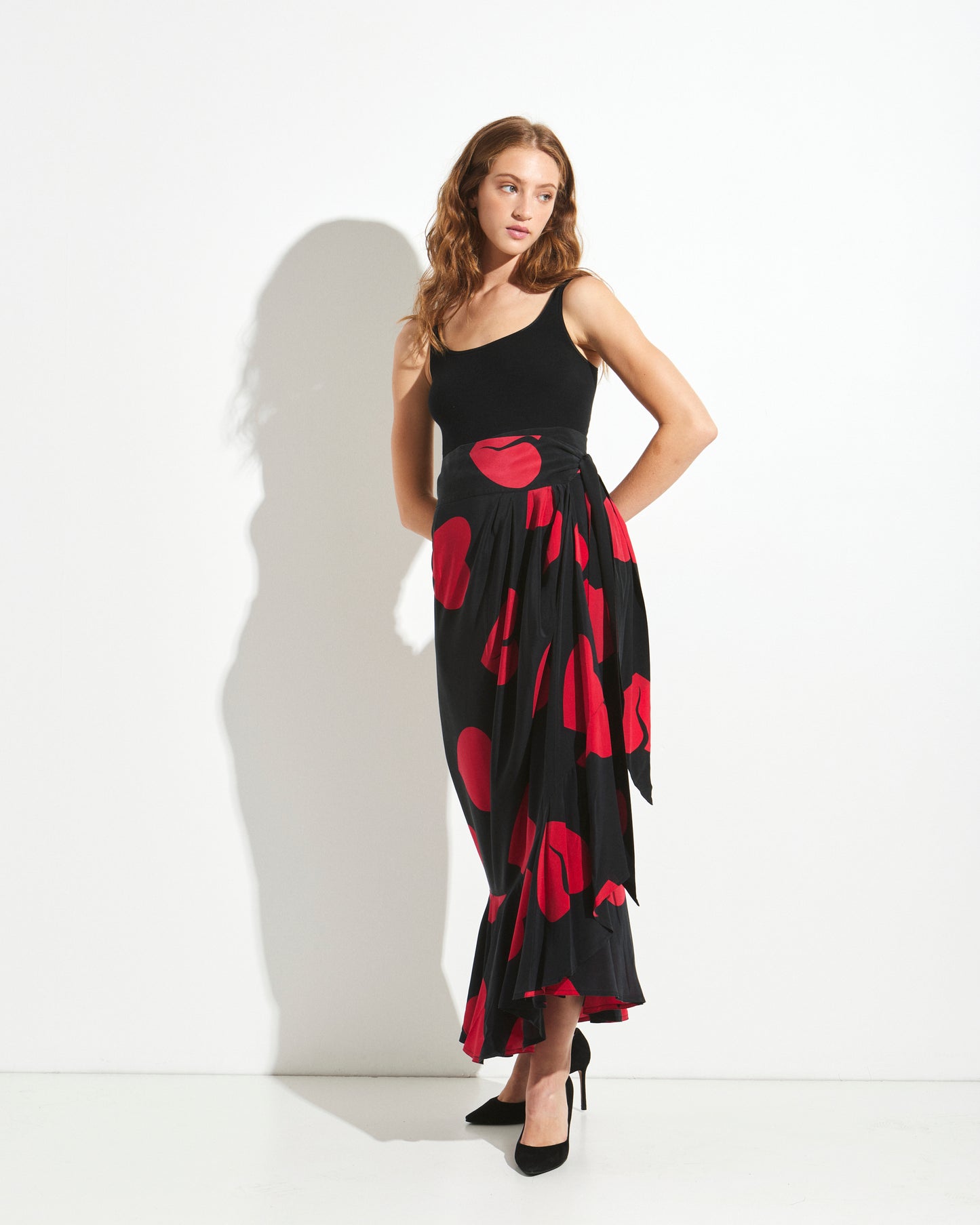 Moschino Heart Wrap Skirt