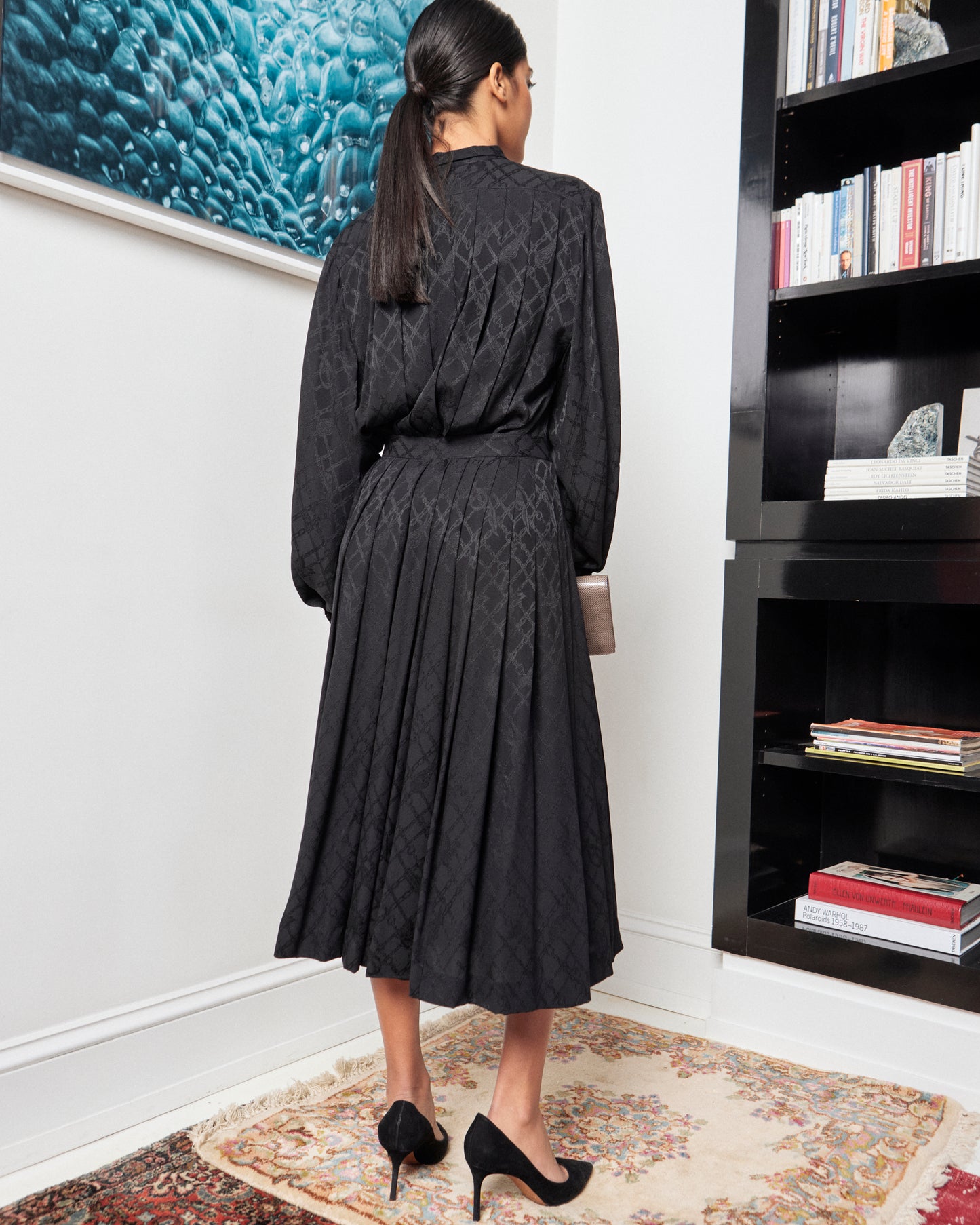 Hermès 1960s Pleated Skirt and Shirt
