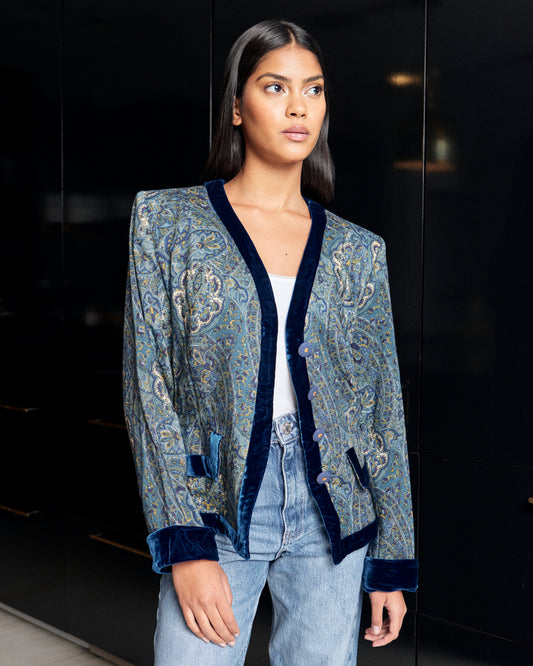 YSL Rive Gauche 1994 Paisley Blazer
