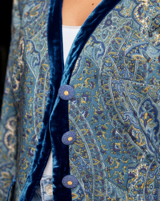 YSL Rive Gauche 1994 Paisley Blazer