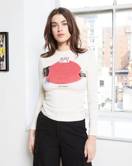 Jean Paul Gaultier JPG 2000s Jeans Long Sleeve Top