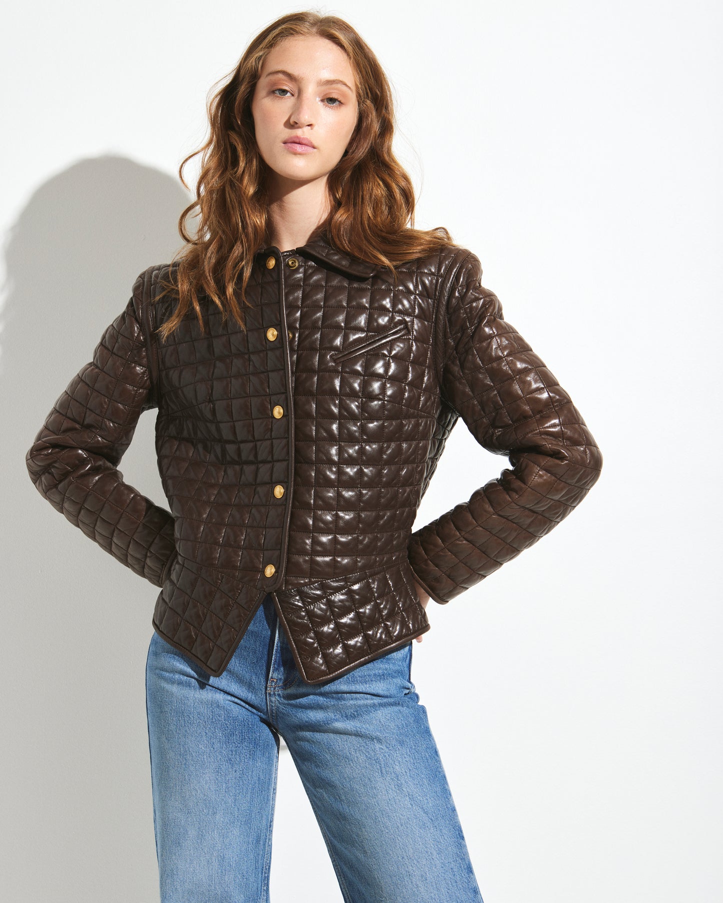 Gucci Quilted Leather Jacket