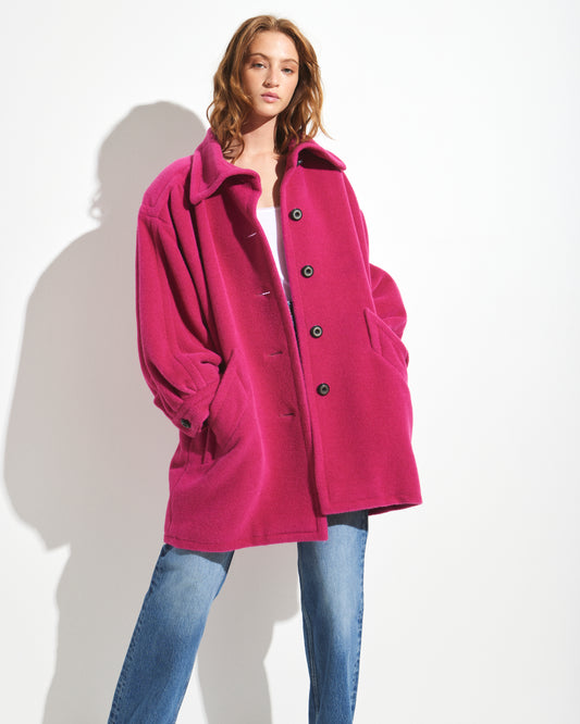 YSL Rive Gauche Pink Wool Jacket