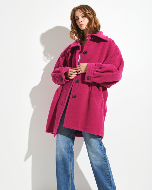 YSL Rive Gauche Pink Wool Jacket