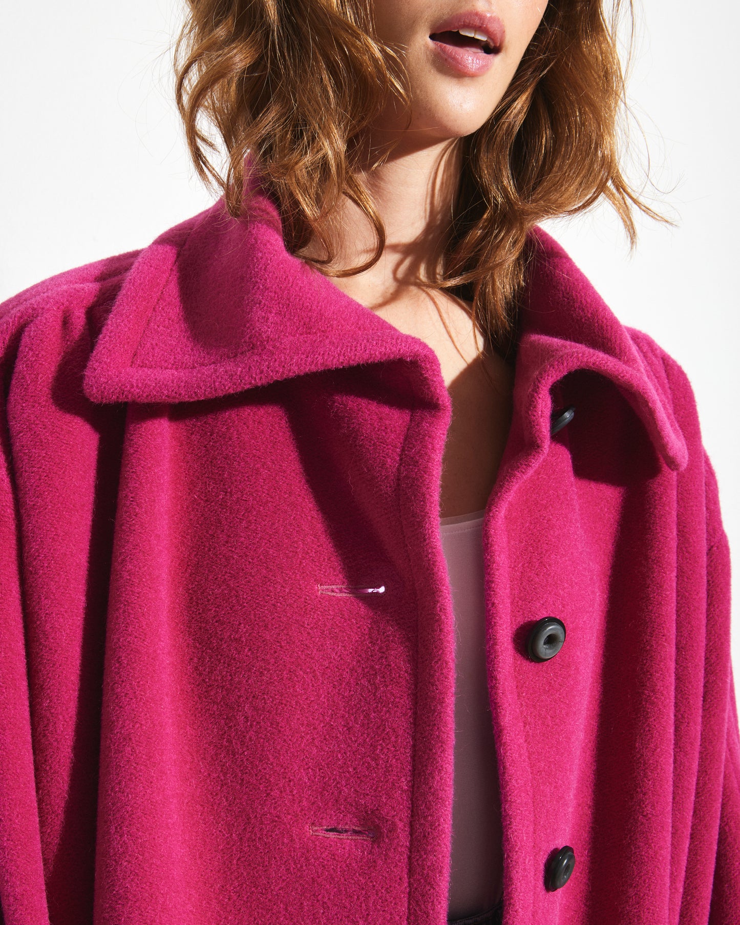 YSL Rive Gauche Pink Wool Jacket