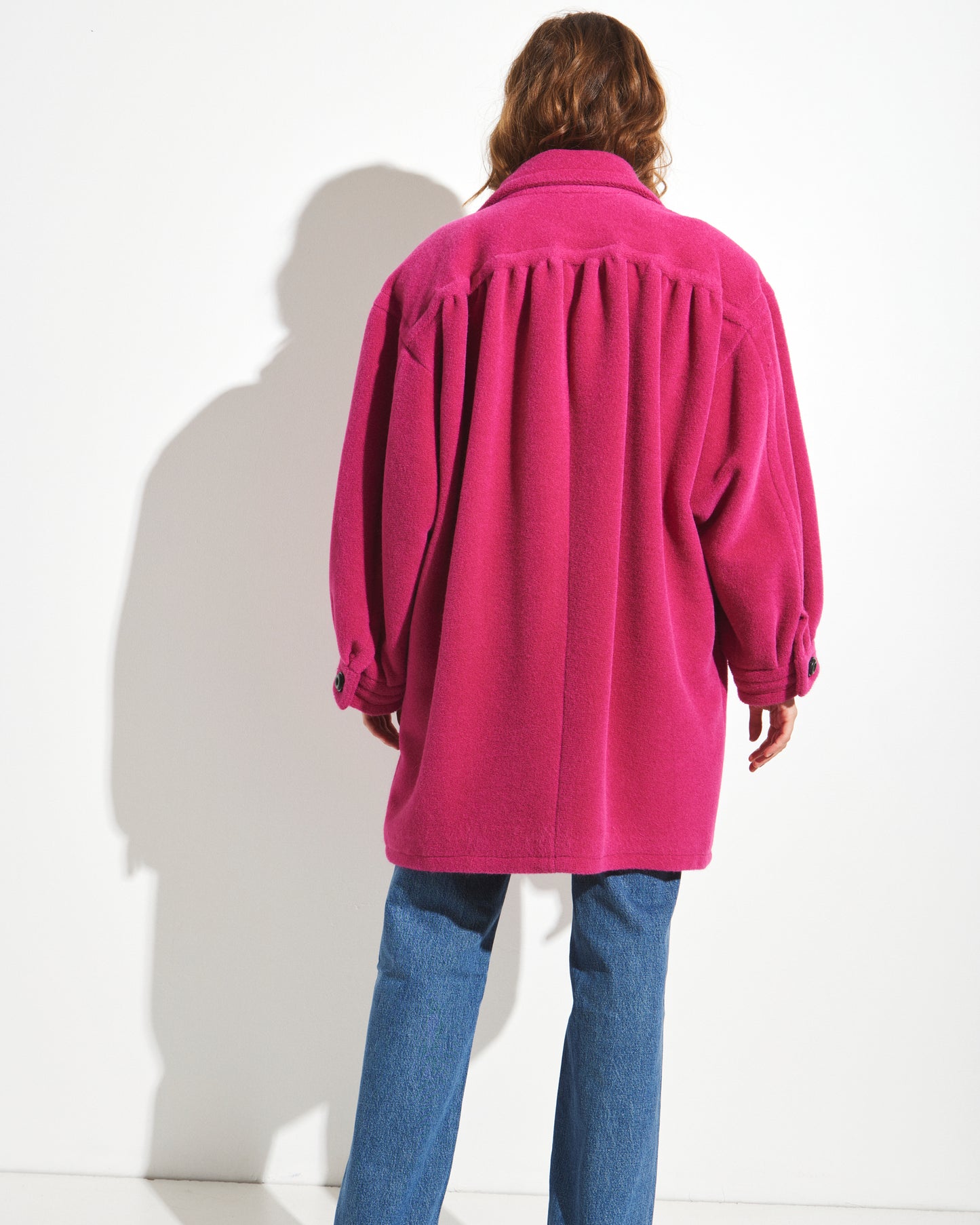 YSL Rive Gauche Pink Wool Jacket
