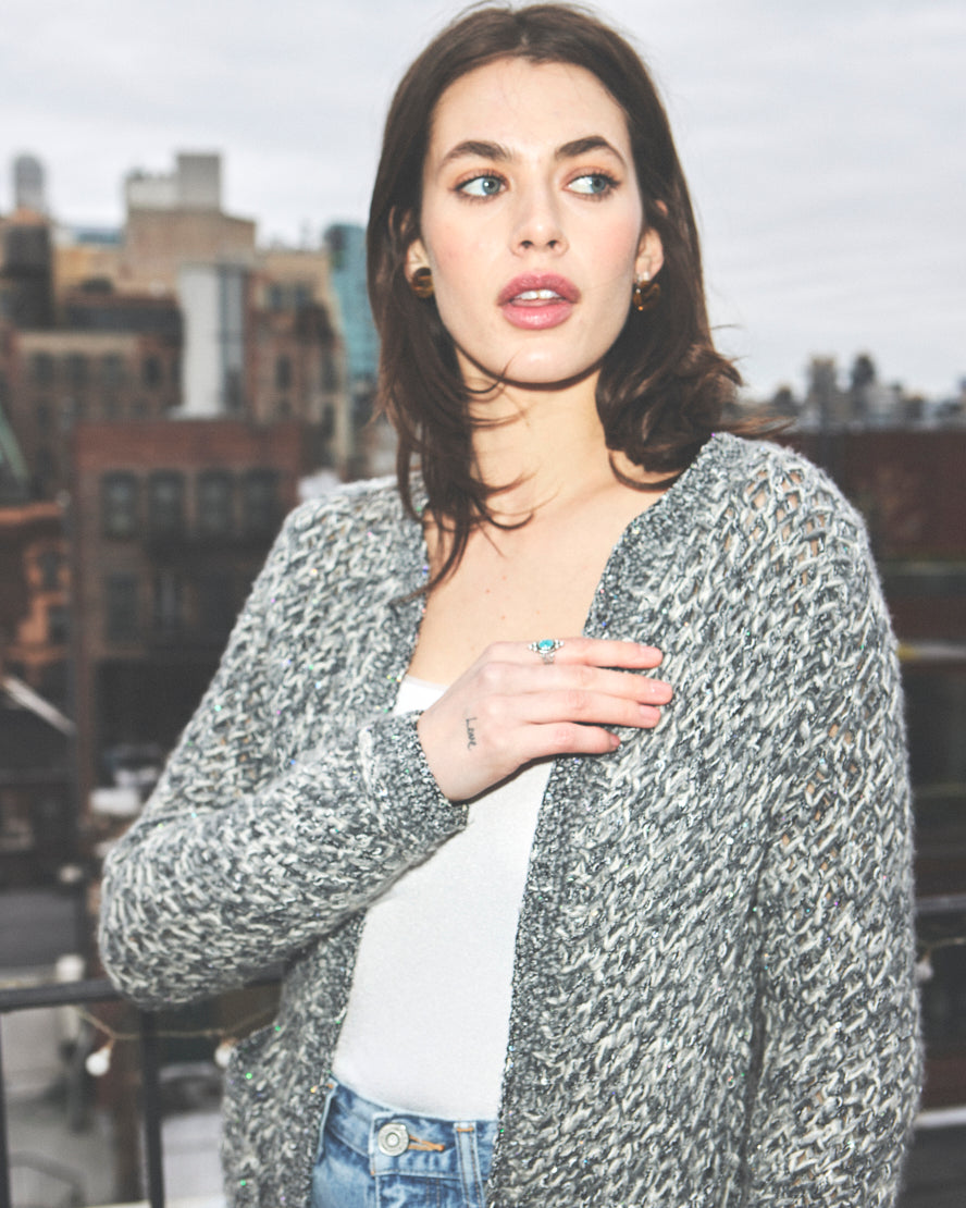 Paradis længst Udsæt Chanel 2000s Grey Knit Sweater – Vintage Grace
