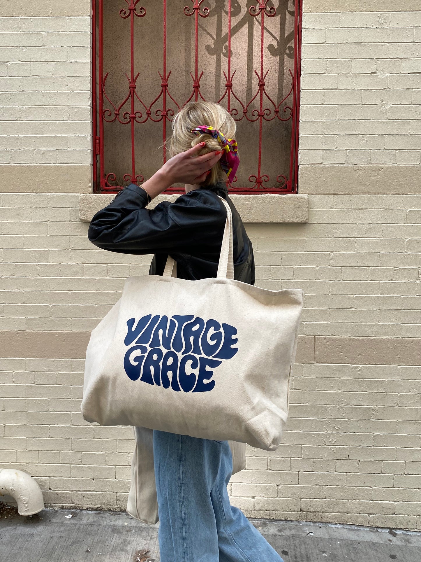 Vintage Grace Tote Bag