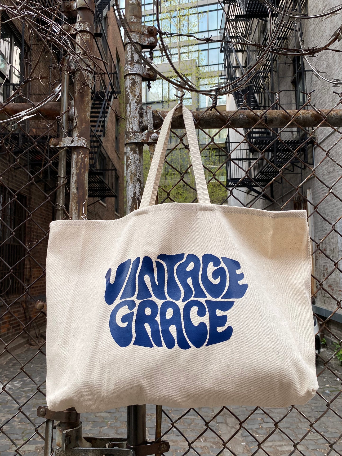 Vintage Grace Tote Bag